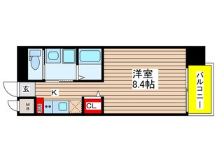 ピーステン名駅南の物件間取画像